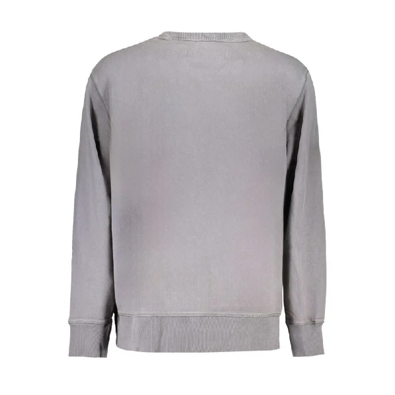 Personalized Series Calvin Klein Gray Cotton Men's Sweater