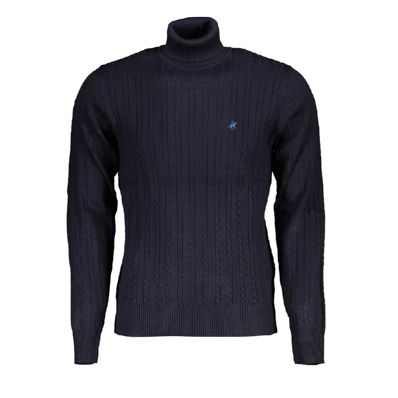 Cozy Essentials U.S. Grand Polo Elegant Turtleneck Twisted Neck Men's Sweater