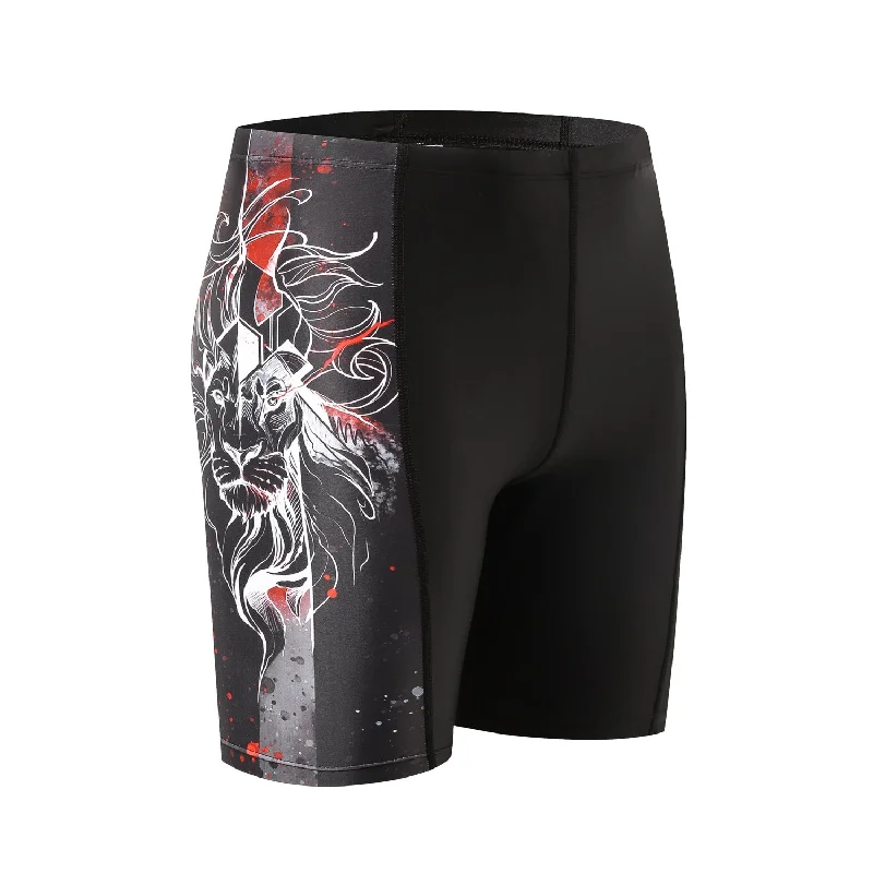 Sports Series Men's Rash Guard Swim Short Compression Swimming Jammer