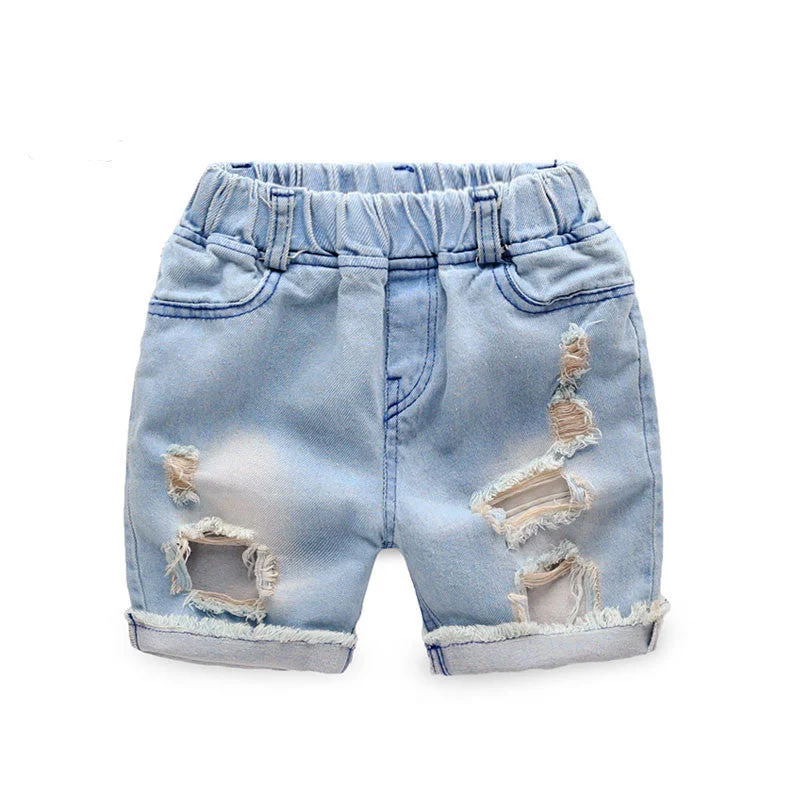Unique Fashion Summer Boys Ripped Denim Shorts Boys Jeans Panties Jeans Shorts for Children 24M-8T, SC144 Unique Fashion Summer Boys Ripped Denim Shorts Boys Jeans Panties Jeans Shorts for Children 24M-8T, SC144