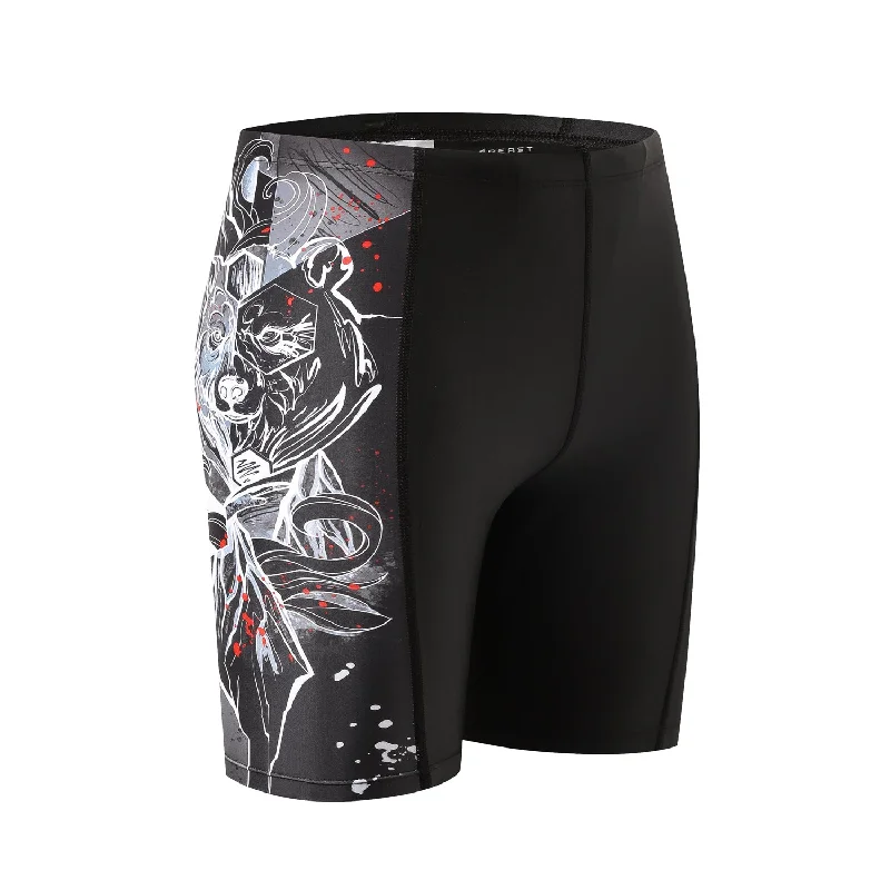 Youthful Style Men's Rash Guard Swim Short Compression Swimming Jammer