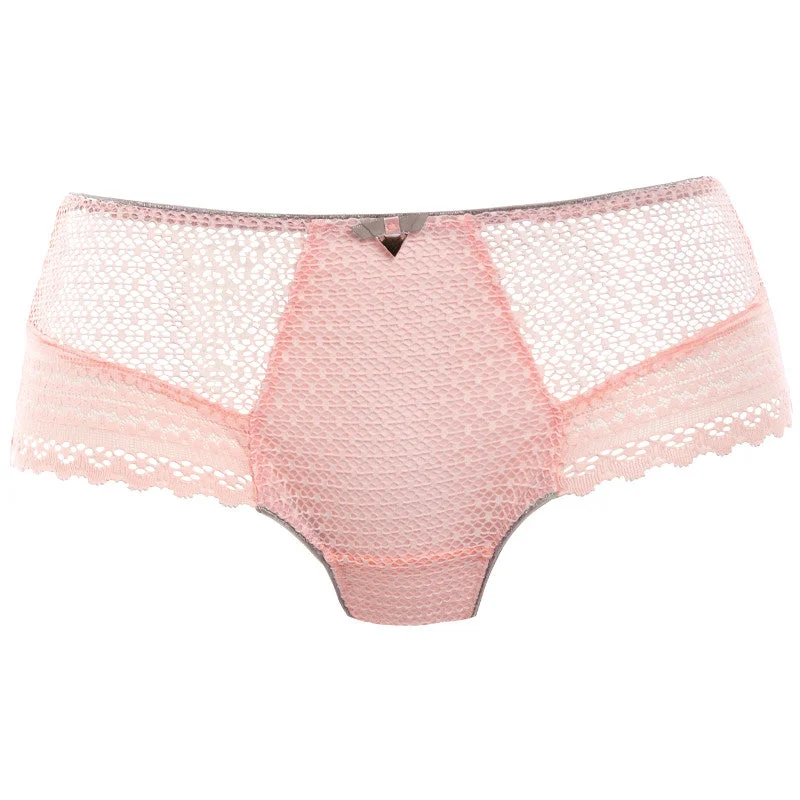 British Style Daisy Lace Blush Pink Short - Freya