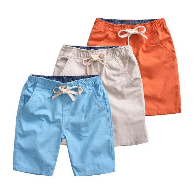Luxe Comfort Boys Summer Solid Flax Sport Shorts Kids Cotton Beach Shorts Children Casual Trouser Infantil , LC172 Luxe Comfort Boys Summer Solid Flax Sport Shorts Kids Cotton Beach Shorts Children Casual Trouser Infantil , LC172
