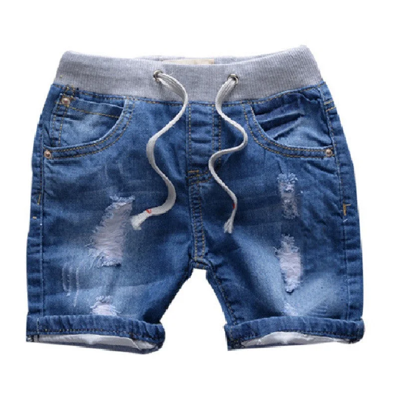 Leisure Sports Ripped Jeans Shorts for Boy Summer Style Denim Boy's Panties Jeans Shorts for Children 18M-8T, SC014 Leisure Sports Ripped Jeans Shorts for Boy Summer Style Denim Boy's Panties Jeans Shorts for Children 18M-8T, SC014