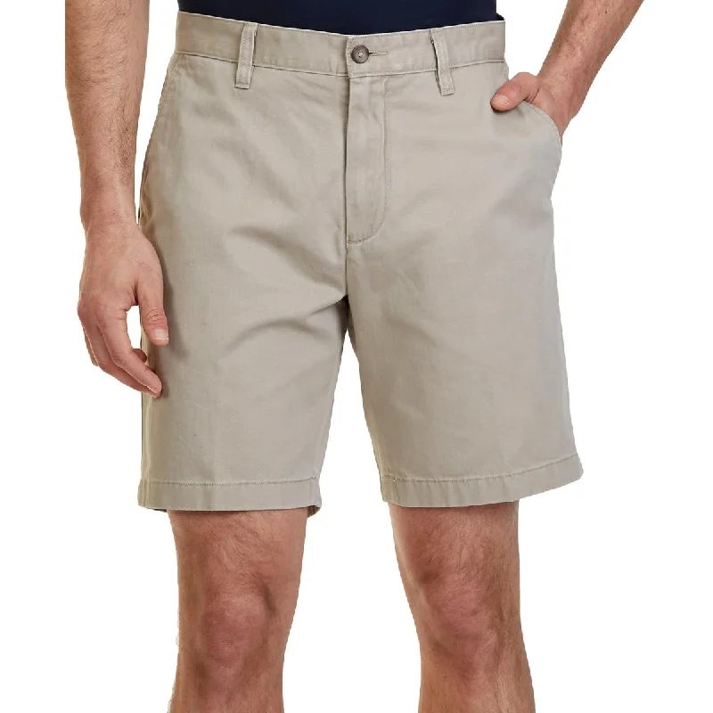 Fashionable Items Mens Solid Twill Deck Shorts