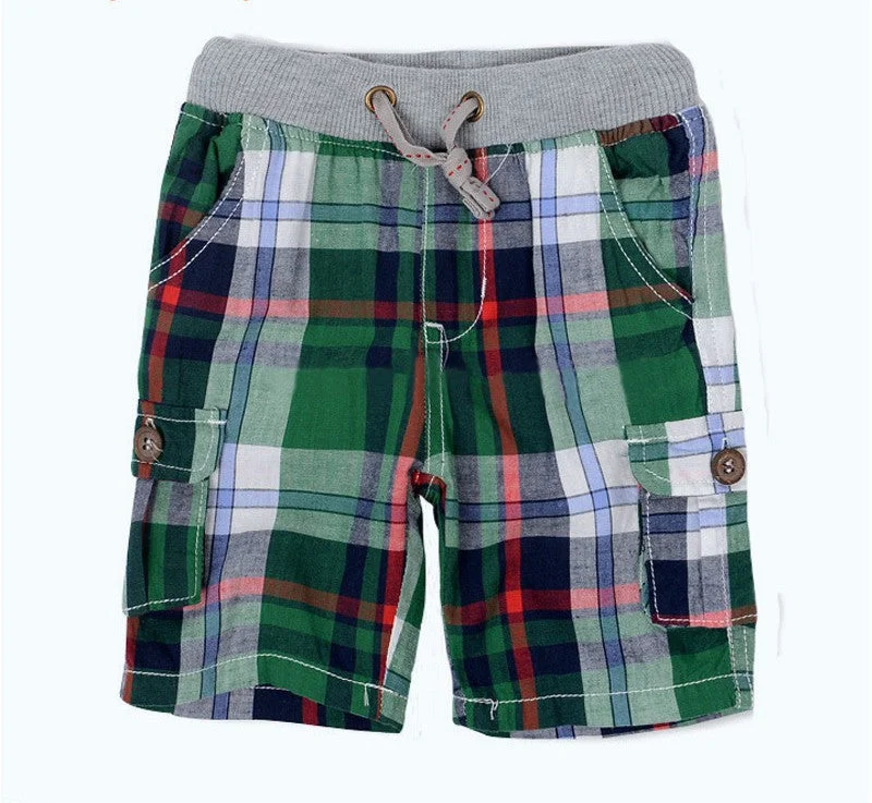 Cozy Chic Baby fashion summer children's clothing plaid baby boy shorts baby boy pants three color options 2-6 years Cozy Chic Baby fashion summer children's clothing plaid baby boy shorts baby boy pants three color options 2-6 years