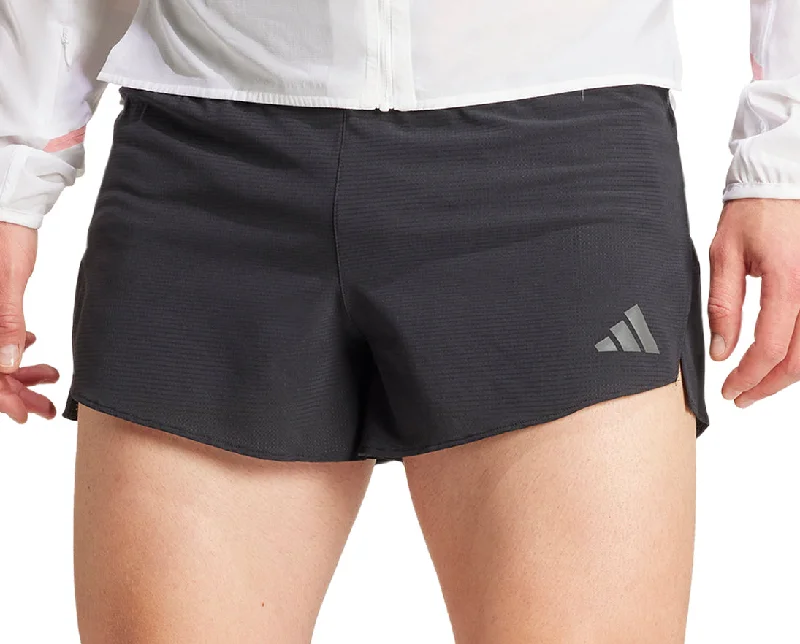 Elegant Tailoring adidas Adizero Mens Running Shorts - Black