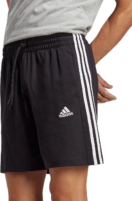 Modern Comfort Wear adidas Essentials 3 Stripes 7 Inch Mens Shorts - Black