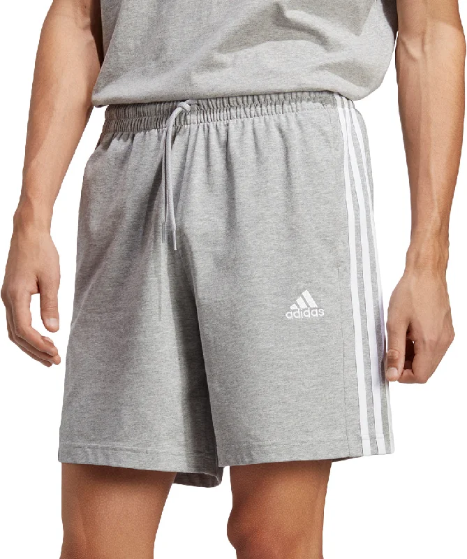 Lazy Home adidas Essentials 3 Stripes Mens Shorts - Grey