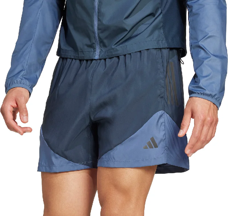 Ultra-lightweight adidas Own The Run 5 Inch Mens Running Shorts - Blue