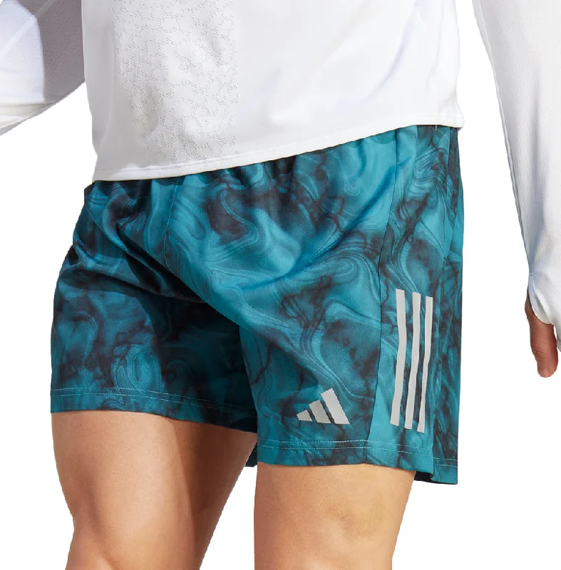 Cozy Essentials Wear adidas Own The Run 7 Inch Mens Running Shorts - Blue