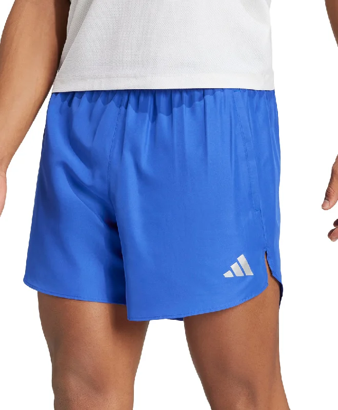 Romantic Data adidas Run It 5 Inch Mens Running Shorts - Blue