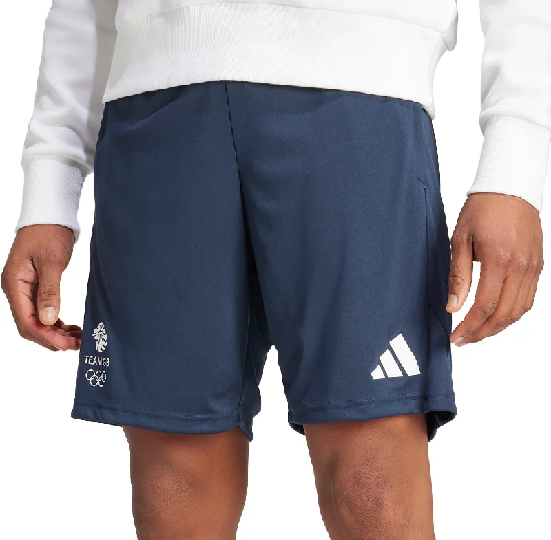 Easy-to-Wear adidas Team GB Mens Training Shorts - Blue