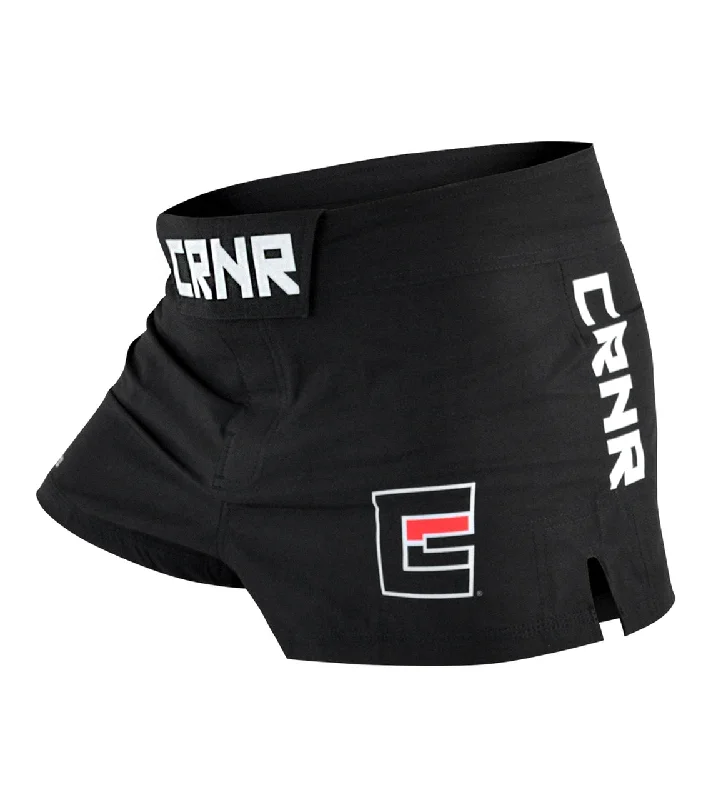 Comfortable Design BOSS FIGHT SHORTS - BLACK