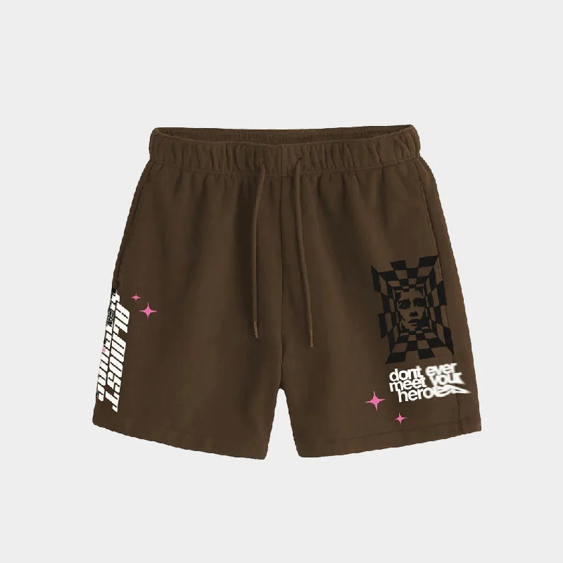 Minimal Classic CAUTION SHORTS BROWN
