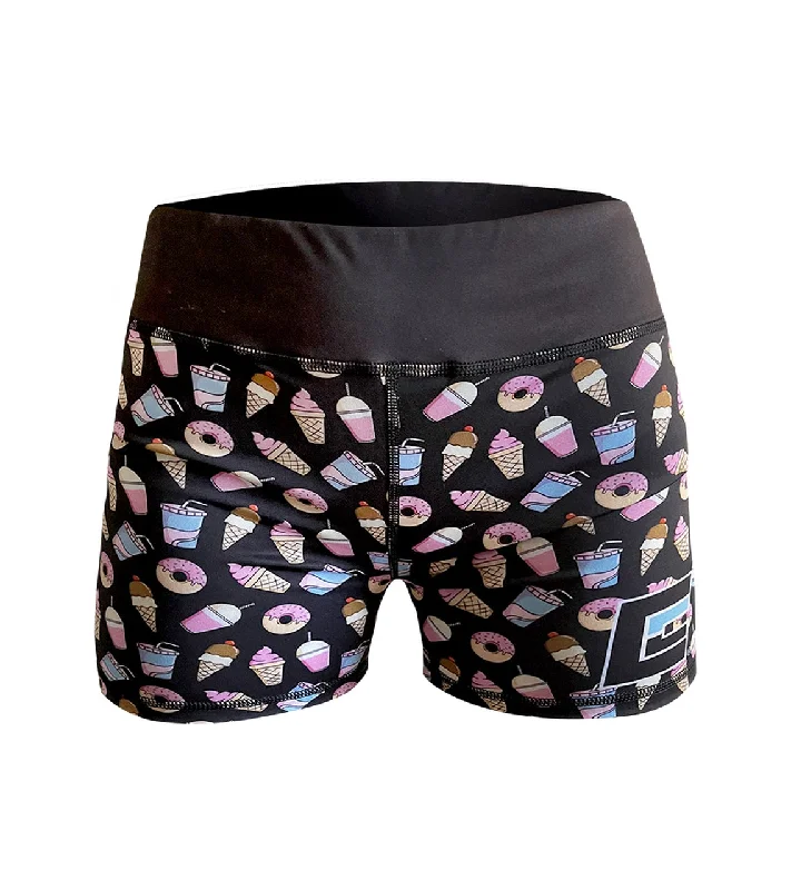 Diamond Series DONUT N TREATS COMPRESSION FIGHT SHORTS