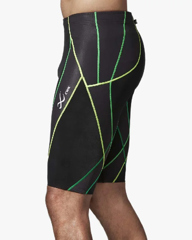 Dessert Matching Endurance Generator Joint & Muscle Support Compression Short: Men's Black/Lime