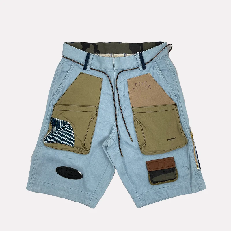 Exquisite Design JOE UTILITY WASHED SHORTS FADE