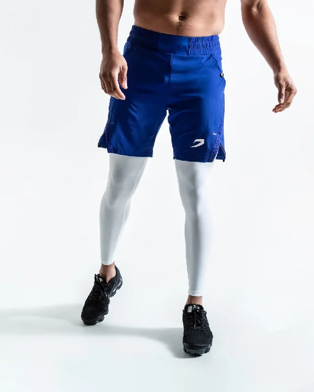 High-end Fabrics PEP SHORTS (2-IN-1 TRAINING TIGHTS) - BLUE