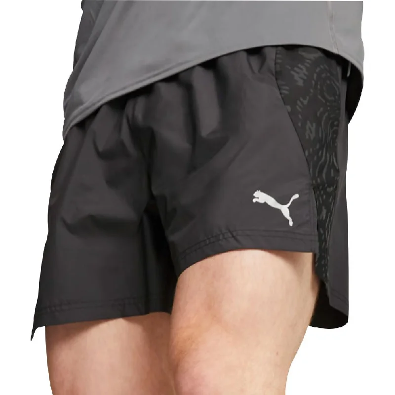 Casual Comfort Puma Run 5 Inch Mens Running Shorts - Black