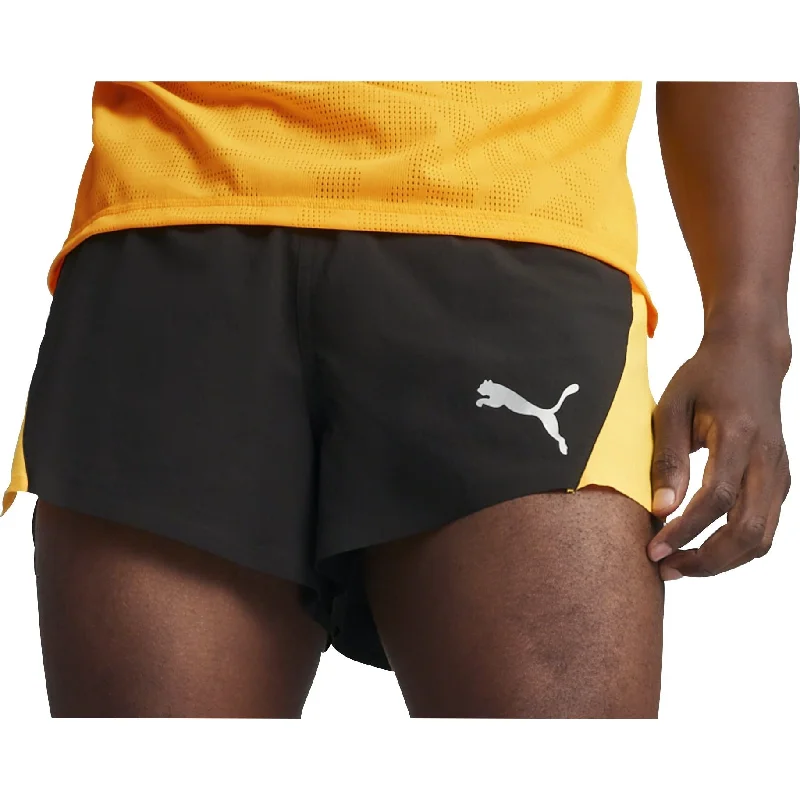 Weekend Comfort Wear Puma Run Ultraweave Velocity 3 Inch Mens Running Shorts - Black