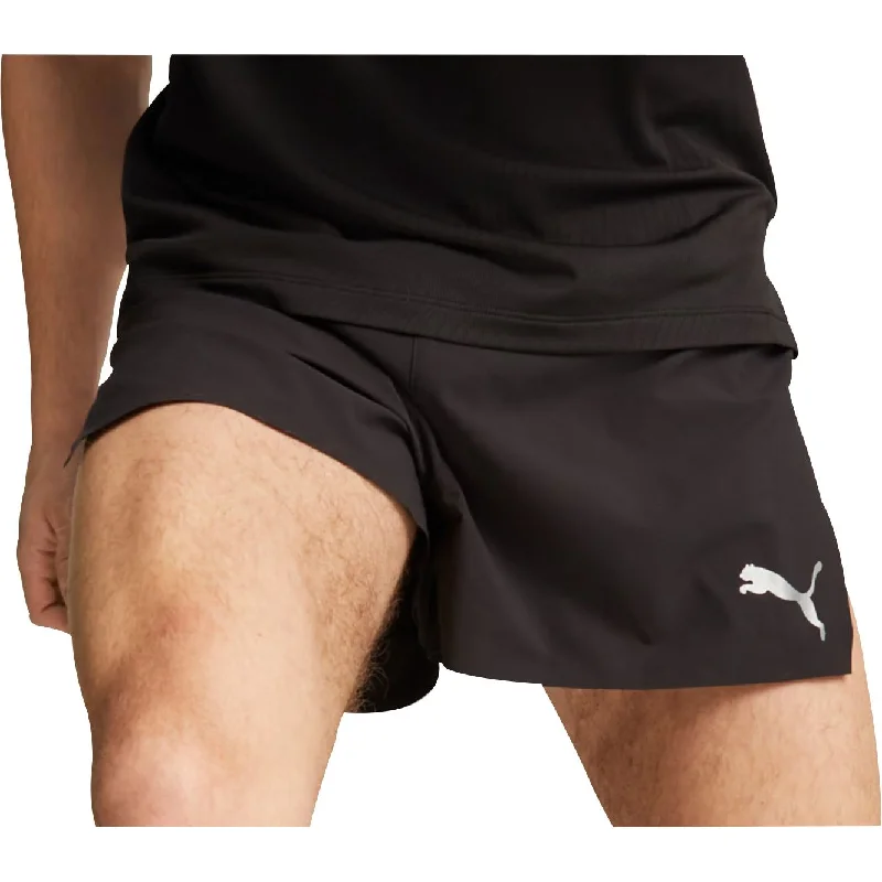 Relaxed Fashion Puma Ultraweave 3 Inch Mens Running Shorts - Black