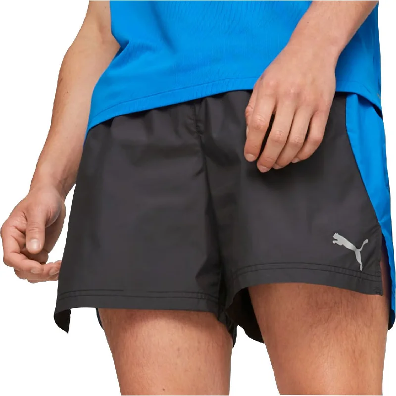 Fashion Comfort Puma Woven 5 Inch Mens Running Shorts - Black