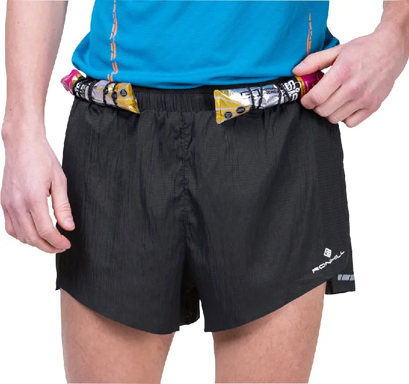Soft Fabric Looks Ronhill Tech Race Mens Running Shorts - Black