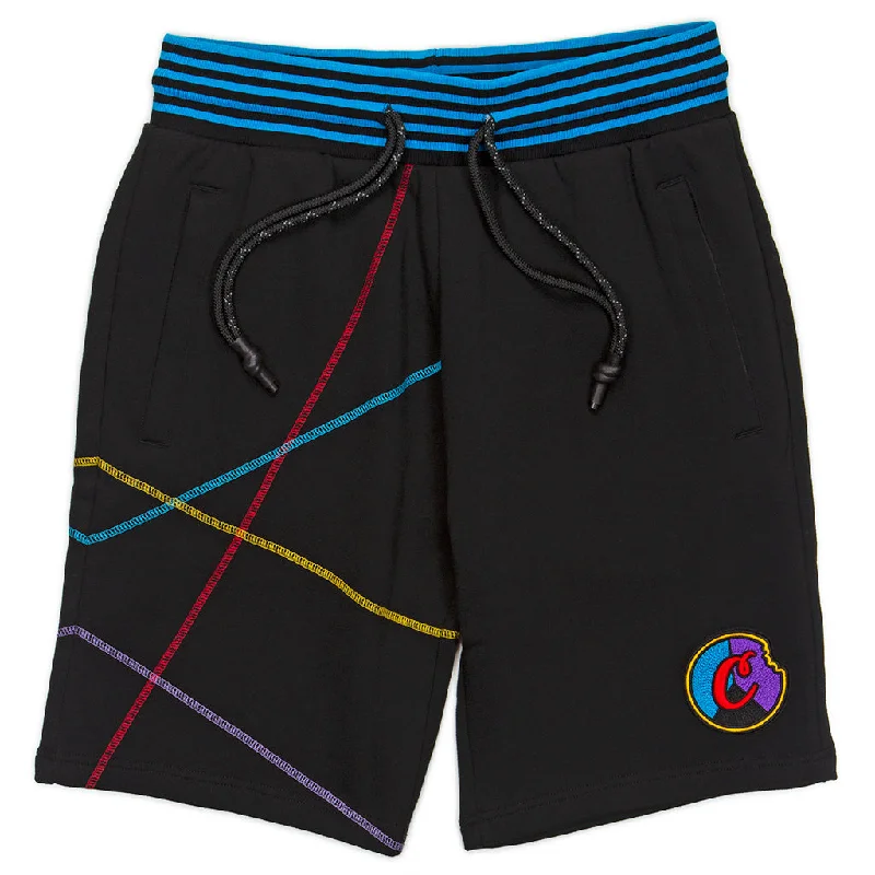 Elegant Comfort SHOW AND PROVE FLEECE SHORTS BLACK