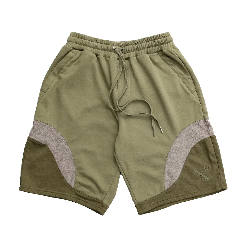 Relaxed Wear SOTF TWO TONE SHORTS GREEN