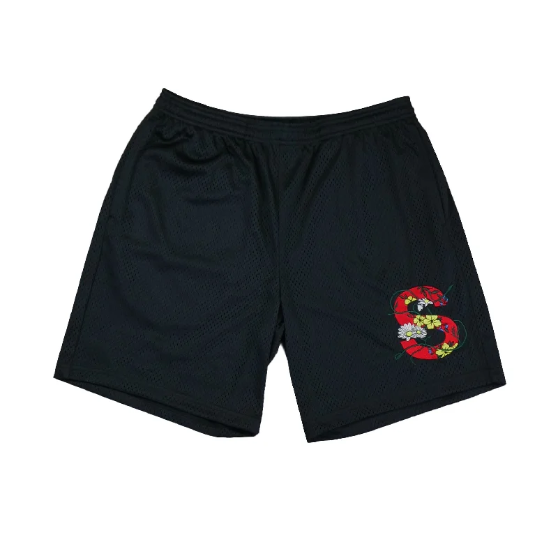 High-quality Design SRVL GARDEN SHORTS BLACK/RED