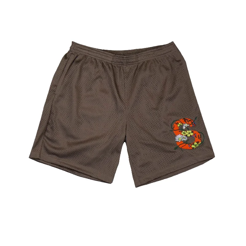 Leisure Sports SRVL GARDEN SHORTS BROWN/ORANGE