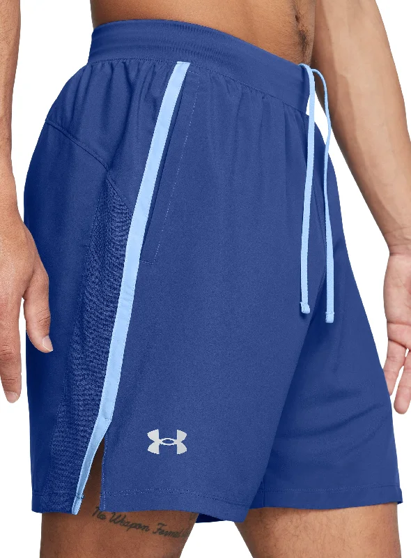 Playful Style Under Armour Launch 7 Inch Mens Running Shorts - Blue