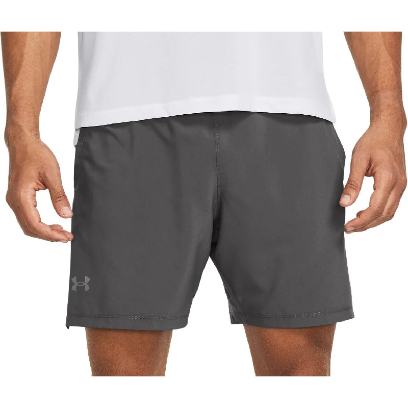 Cozy Lifestyle Under Armour Launch Elite 2 In 1 Mens Running Shorts - Grey
