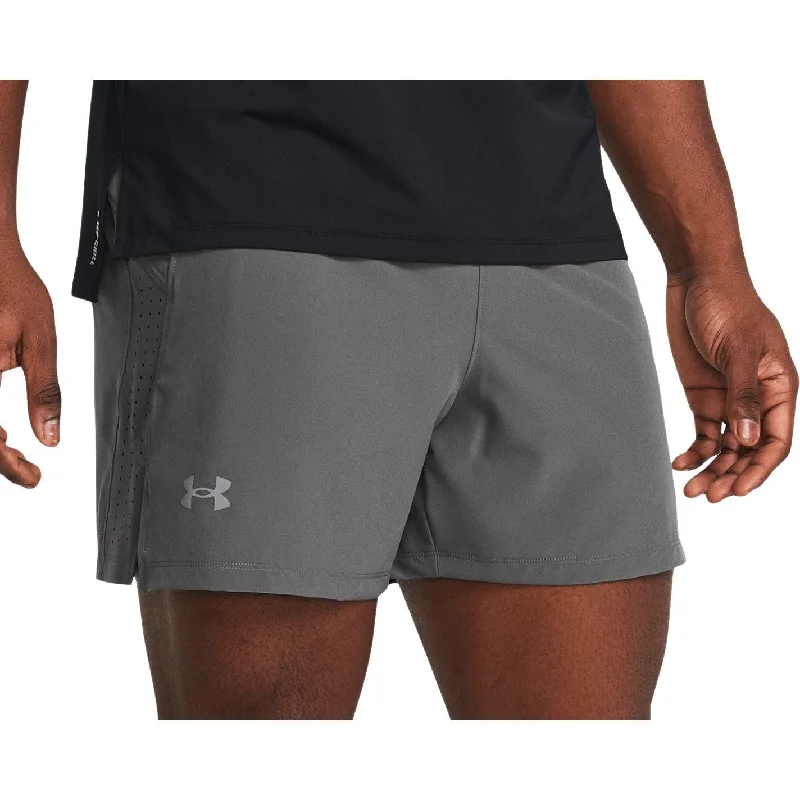 Trendy Layers Under Armour Launch Elite 5 Inch Mens Running Shorts - Grey