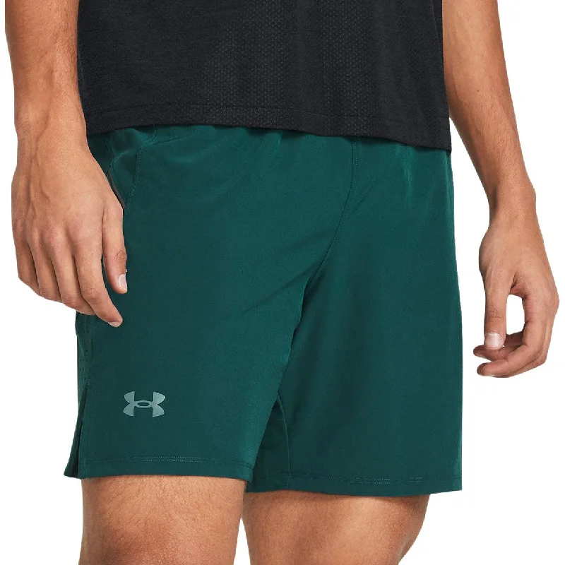 Light Layers Under Armour Launch Elite 7 Inch Mens Running Shorts - Green