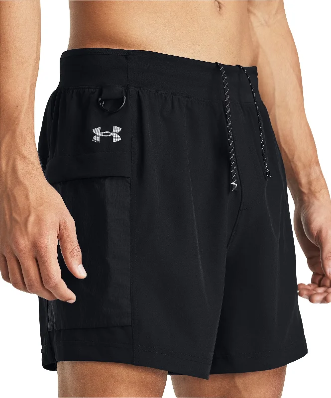 High Street Style Under Armour Launch Trail 5 Inch Mens Running Shorts - Black