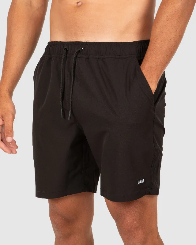 Creative Prints UNIT Mens Block Elastic 16" Shorts